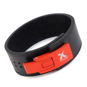 Cinturón de Levantamiento de Pesas de Cuero Premium – Hebilla de Acero Segura, Soporte para Powerlifting, para Peso Muerto y Sentadillas - Product Image 4