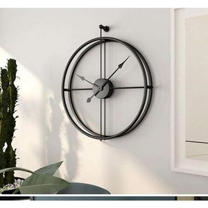 Reloj de Pared Minimalista de Metal, Redondo, Analógico, de Cuarzo, Silencioso, para Sala de Estar - Product Image 2