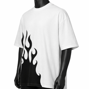 Wholesale Blank Custom Printed Design White <b>Black</b> Custom Color <b>Tshirt</b> Casual <b>Plain</b> T-shirts For Printing T-shirt For Men - Product Image 4