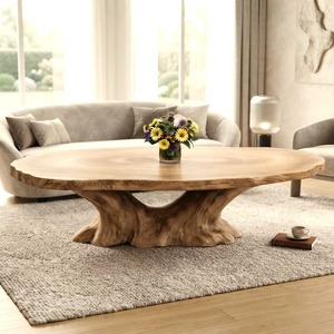 New Design 100% Solid Wooden <b>Coffee</b> <b>Table</b> Furniture Handcraft American Country Style Living Room Home Decor - Product Image 1