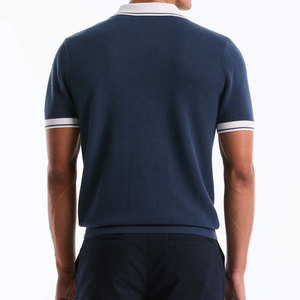 Concevez votre propre chemise formelle à manches courtes pour homme en coton et polyester, brodée avec votre marque, anti-rides, tricotée et respirante - Product Image 4