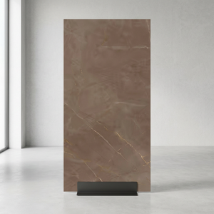Azulejos de porcelana brillante Amani Choco de 800x1600 mm para suelo y pared, diseño de mármol marrón intenso de 80x160 cm - Product Image 5