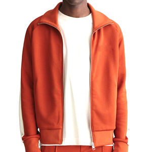 Nueva temporada 2026/27 Conjunto deportivo de algodón para hombre, de otoño, con media cremallera, de 2 piezas, de manga larga, oversize, para deportes activos - Product Image 3