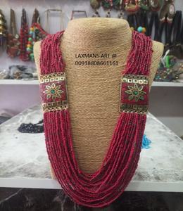 Tibétain pierre naturelle perlée mala collier à la mode tibétain conceptions collier de l'inde perlé mode collier tibétain en gros - Product Image 6