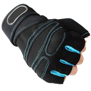High Quality Polyester Half Finger Workout Gloves Men Women Lightweight <b>Wrist</b> <b>Support</b> Weight Lifting Gym Sports Training Quick - Product Image 3