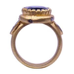 Wedding Wear 925 Sterling <b>Silver</b> Gold Plated Jewelry <b>Emerald</b> Diamond Gemstone Women Wear Classic <b>Ring</b> - Product Image 2