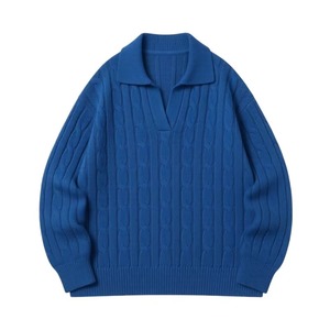 Pull-over homme confortable pour l'hiver, tricot doux, classique, confort quotidien, fabrication OEM, usine de vêtements au Bangladesh - Product Image 1