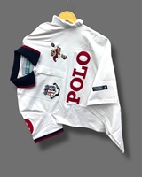 Polo à manches courtes le plus vendu, brodé, avec poche et logo, style preppy, en jersey de coton, coupe classique.