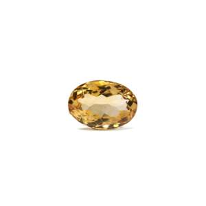 Natural Pear Cut Citrine 4.75 Carat Certified Fine Yellow Gemstone - Product Image 1
