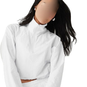 Ensemble deux pièces pour femmes, nouvelle mode, short et veste coupe-vent à capuche zippée, ensemble de survêtement pour femmes - Product Image 6