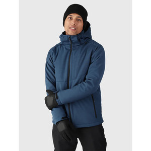 Premium Quality Men Fleece Lined Hooded Softshell Jacket Comfortable Fit Windproof Breathable Casual Outdoor Wear Softshell <b>Coat</b> - Product Image 1