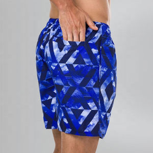 Shorts de plage écologiques pour hommes, couleur unie, séchage rapide, service OEM, vêtements de plage et maillots de bain - Product Image 6