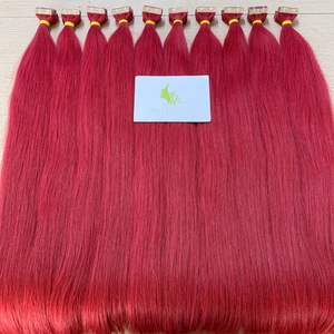 Cinta de extensión de cabello humano, venta al por mayor de fábrica, bambú, empresa - Product Image 4