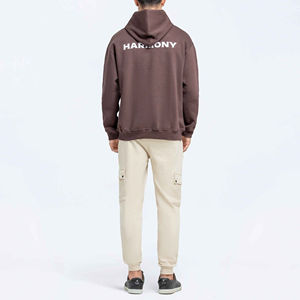 เสื้อฮู้ดพิมพ์ลายแขนเสื้อ - เสื้อสตรีทแวร์โอเวอร์ไซส์แบบสั่งทำพิเศษพร้อมดีไซน์ที่แขนเสื้อ - Product Image 2