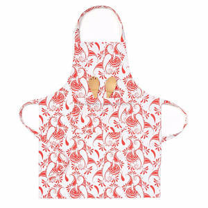 Delantal Babero con estampado de algodón 100% con logotipo personalizado, sin mangas Chef ajustable para ropa de cocina, hogar, restaurantes y hoteles - Product Image 3