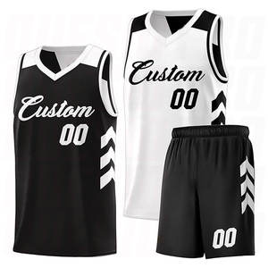 Uniformes de Baloncesto de Malla sin Mangas al por Mayor, Conjuntos de Uniformes Reversibles Sublimados, Ropa Deportiva Personalizada para Equipos, Camisetas de Baloncesto - Product Image 1