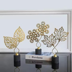 Elegant Metal <b>Table</b> Decor Centerpiece With Modern Geometric Design For Living Room <b>Dining</b> <b>Table</b> Decoration - Product Image 5
