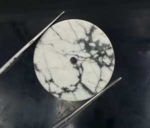 หน้าปัดนาฬิกาทำจากหินโฮไลต์ธรรมชาติ ขนาด 31.50 มม. หนา 1.60 มม. ขัดเงาด้านเดียว - Product Image 4