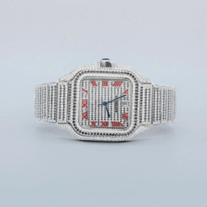 Reloj de Moda con Diamantes Cultivados en Laboratorio, Reloj con Diamantes Incoloros para Hombre, Mejor Calidad, Precio al por Mayor - Product Image 1