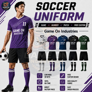 Tenue de football personnalisée cyan et noir pour adultes – Vêtements de sport respirants pour joueurs – Tenue d'entraînement de football - Product Image 4