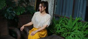 High Quality Rayon Woven XS Size <b>Women's</b> <b>Skirt</b> Casual Elegant Style Pocket Waist Breathable Natural Plain Dyed High-Elegance - Product Image 6