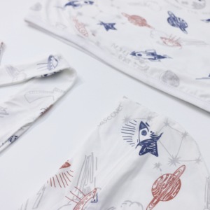 Couverture portable en coton à imprimé animal, style pastoral, douce, pour emmailloter bébé - Product Image 4