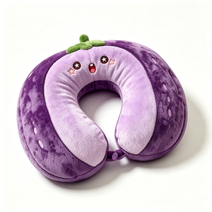 Lindo peluche de berenjena, juguete de peluche suave para niños, unisex, 31cm-50cm - Product Image 1