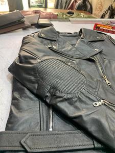 Veste en cuir 100 % véritable pour homme, style motard, coupe slim, décontractée, pour le printemps et l'automne, vente en gros - Product Image 6