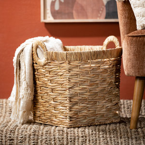 Paniers en jonc de mer décoratifs Eagrass Solution de stockage naturelle tissée pour la décoration intérieure - Product Image 4