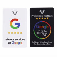 Etiqueta NFC de PVC Premium para Reseñas de Google, Mini Etiqueta con Código QR Personalizado, Tarjeta Inteligente sin Contacto Resistente al Agua, Fabricante OEM ODM