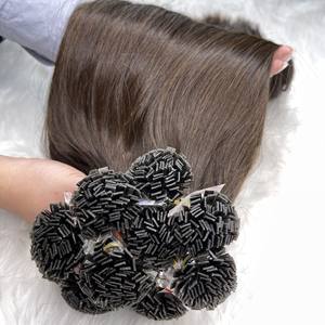 ผมต่อแบบเรมี่เวียดนามสีล้วนมีคุณภาพสูงผมมนุษย์ผมตรงธรรมชาติพร้อมปลายแบน - Product Image 1