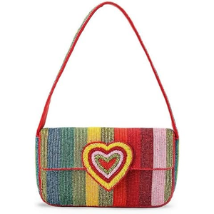 Sac de rangement brodé de perles style bohème chic avec design personnalisé - Product Image 1