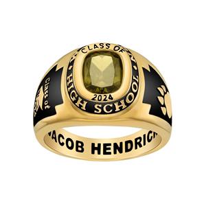 Anillo de Graduación Personalizado de Plata de Ley 925, Anillo Escolar Universitario con Piedra de Nacimiento Personalizada, Anillo de Celebración para Estudiantes - Product Image 2