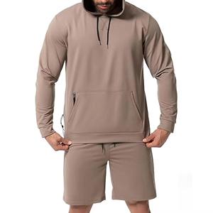 Custom Training Jogging Wear 2 Piece Set Men Loose Fit Cotton Sweat <b>Shorts</b> and Hoodie Sets Customized Jogging Wear <b>Short</b> Sets - Product Image 3