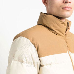 Vestes matelassées professionnelles pour hommes, chaudes pour l'hiver, pour athlètes masculins, coupe ajustée, coupe-vent, rembourrage épais, vêtements de sport - Product Image 5