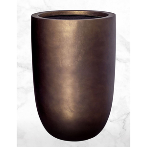 Jarrón Metálico Minimalista Moderno de Forma Elíptica, Maceta Decorativa para Interiores, para Flores o Plantas Verdes, Uso Doméstico - Product Image 2