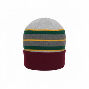 Bonnets élégants en tissu de laine avec logo personnalisé imprimé, coupe classique, pour l'hiver, couleur unie, jacquard 2026 - Product Image 1