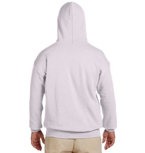 Men's <b>Light</b> Gray Hooded Sweatshirt Solid Color Casual Fleece Pullover Regular Fit Autumn Wear - Product Image 3
