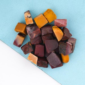 Pierre précieuse brute de jaspe mookaïte naturelle sélectionnée à la main, cristal brut non traité, 8-10 mm, lot de 25 pièces pour la fabrication de bijoux - Product Image 6