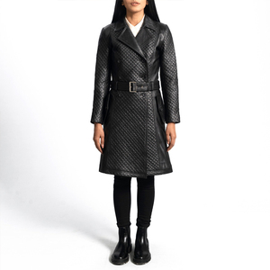Chaqueta de Cuero de Manga Larga para Mujer, Chaqueta Gruesa Informal de Moda para Gimnasio, Talla Grande, Abrigo de Invierno para Mujer - Product Image 1