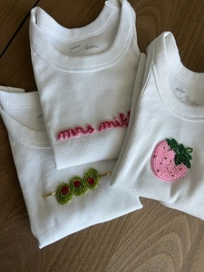 Pink <b>Floral</b> Sequin Embroidery Tank <b>Top</b> Women Ribbed Sleeveless Cotton Crop <b>Vest</b> Custom Logo Fitness Camisole - Product Image 5