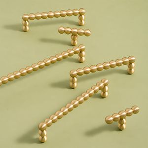 Hot Sale Solid Black <b>Gold</b> Antique Brass Knob Cabinet Handles <b>Drawer</b> <b>Pulls</b> Pendant Knobs - Product Image 2