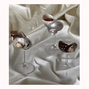 [Boutique Pick] Hand-made Seashell Cocktail <b>Glasses</b> <b>Aesthetic</b> Party Drinkware for Marine Theme Events - Product Image 6