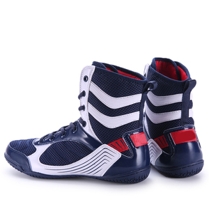 Zapatos de Boxeo Estándar Internacionales, Botas de Torneo con Peso Reglamentario, Zapatos de Boxeo para Gimnasio con Suela de Goma Antimarcas para Piso Duro - Product Image 5