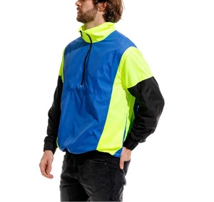 Men Custom Logo Design Street Wear Windbreaker <b>Rain</b> <b>Jacket</b> Nylon Waterproof Woven Fabric Outdoor Sports Running <b>Jacket</b> For Men - Product Image 4
