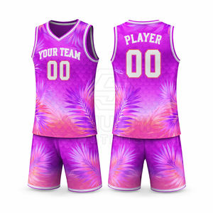 Uniforme de basket-ball respirant, personnalisé, imprimé par sublimation, sans manches, professionnel, meilleur prix, bonne qualité, 100% polyester - Product Image 5
