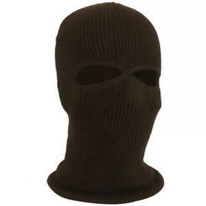 Cagoule en tricot vert pour le ski, masque facial, bonnet d'hiver et d'été avec cordon de serrage pour le sport – Vente en gros - Product Image 1