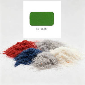 Polvo de flocado electrostático de nailon RTS AN 0.6mm 1.5D denier, fibra de flocado AN-1638 - Product Image 1