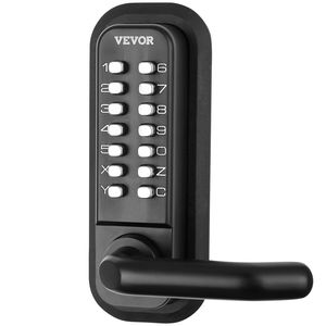 Chiusura porta d'ingresso senza chiave a 14 cifre a prova di acqua in lega di zinco maniglia facile da installare cancello esterno giardino Garage deposito deposito di serrature - Product Image 1