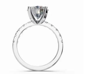 Anillo de Diamantes Cultivados en Laboratorio Endless Brilliance Pave en Oro de 9kt, 14kt y 18kt con Banda de Once Diamantes Multicorte de 0.78 Quilates para Mujer - Product Image 2